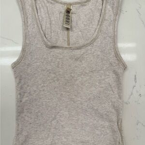 SKIMS Ribbed Tank Top - Oatmeal